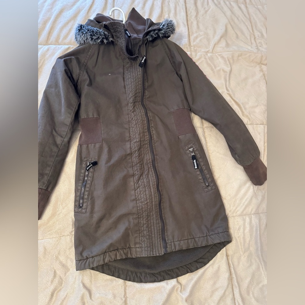 BENCH DARK BROWN LONG WINTER COAT